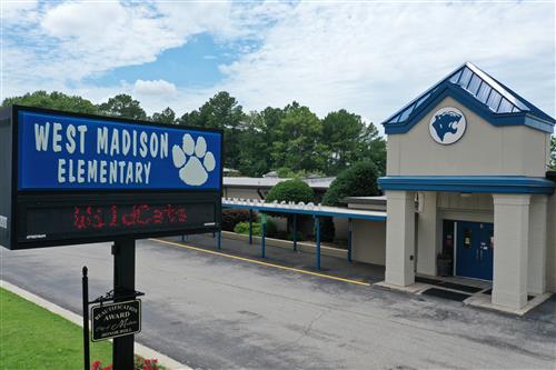 outside view of West Madison Elementary